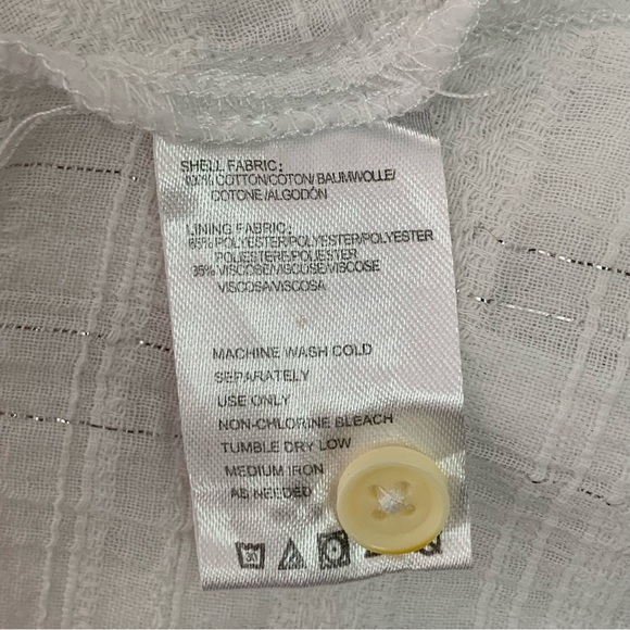 Anthropologie Isabella Sinclair Women's White Sleeveless Tilly Dress Size Large - Picture 14 of 15